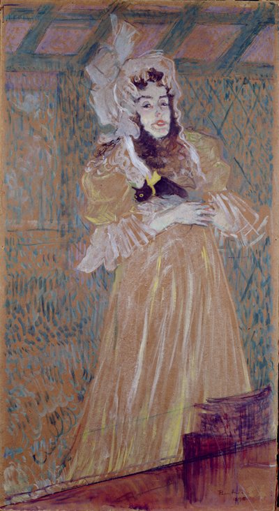 Miss May Belfort, 1895 by Henri de Toulouse Lautrec